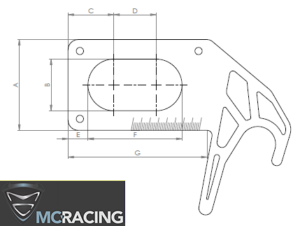 Fourchettes graduées MC-Racing