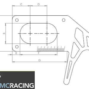 Fourchettes graduées MC-Racing